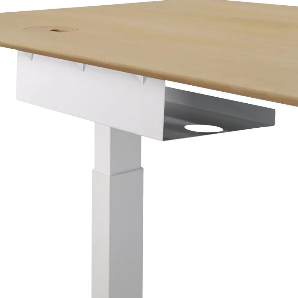 Ethnicraft Schreibtisch Kabelwanne weiss Online