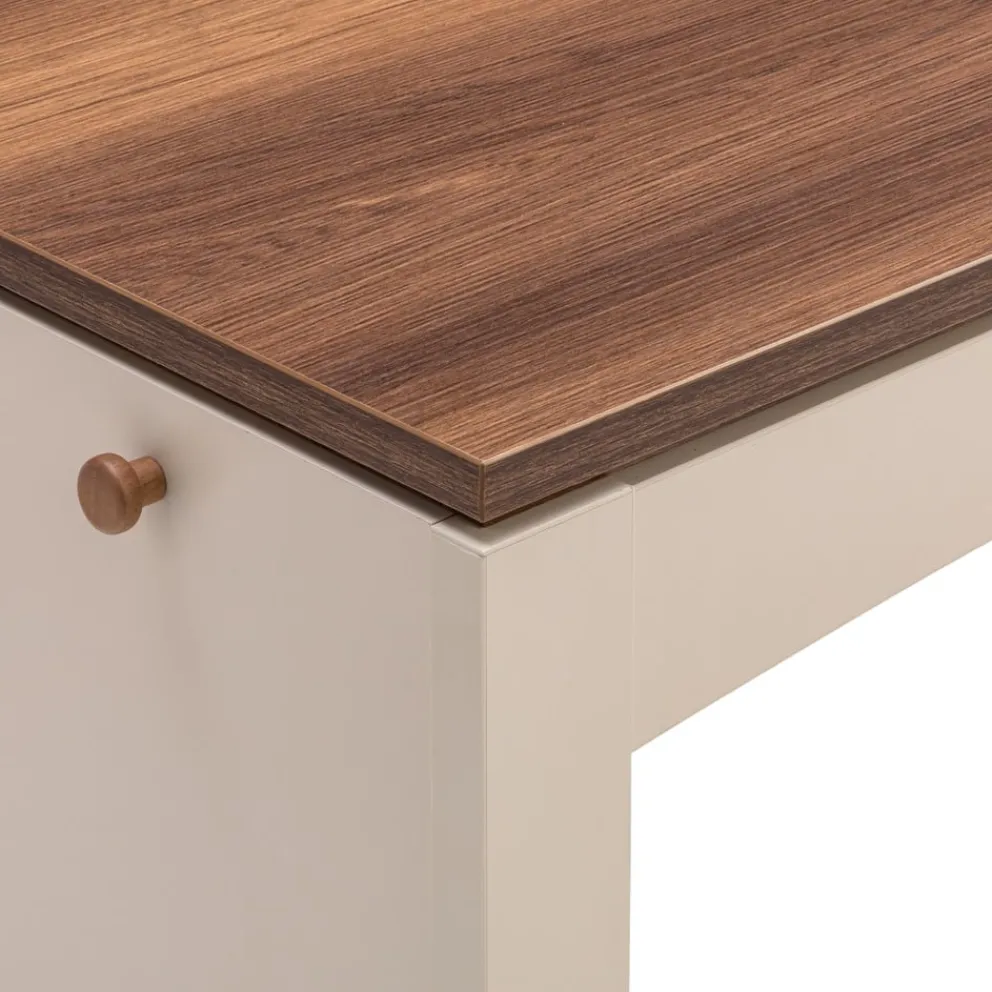 Cilek Schreibtisch Lapel crème, nussbaumfarbig Hot