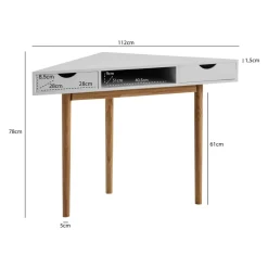MID.YOU Schreibtisch Modern weiss Hot
