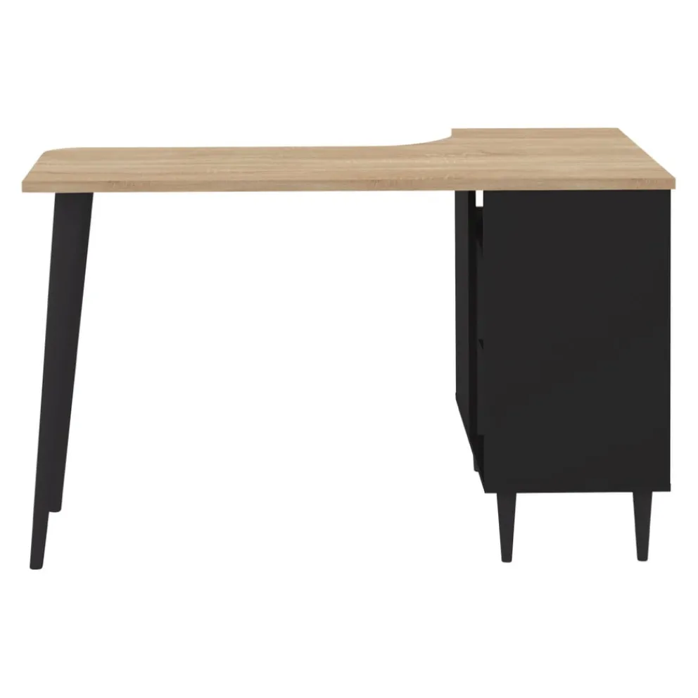 Temahome Schreibtisch Nook eichefarbig, schwarz Hot
