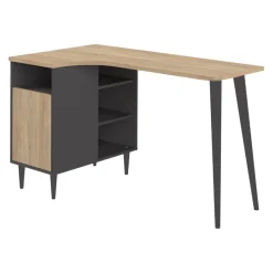 Temahome Schreibtisch Nook eichefarbig, schwarz Hot