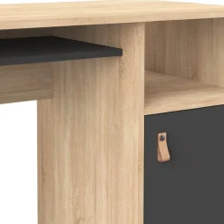 Temahome Schreibtisch Oxford eichefarbig, schwarz Hot