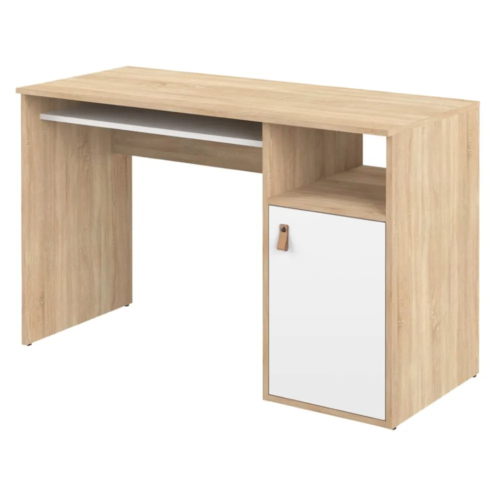 Temahome Schreibtisch Oxford eichefarbig, weiss