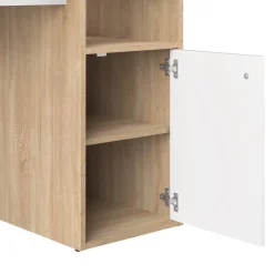 Temahome Schreibtisch Oxford eichefarbig, weiss