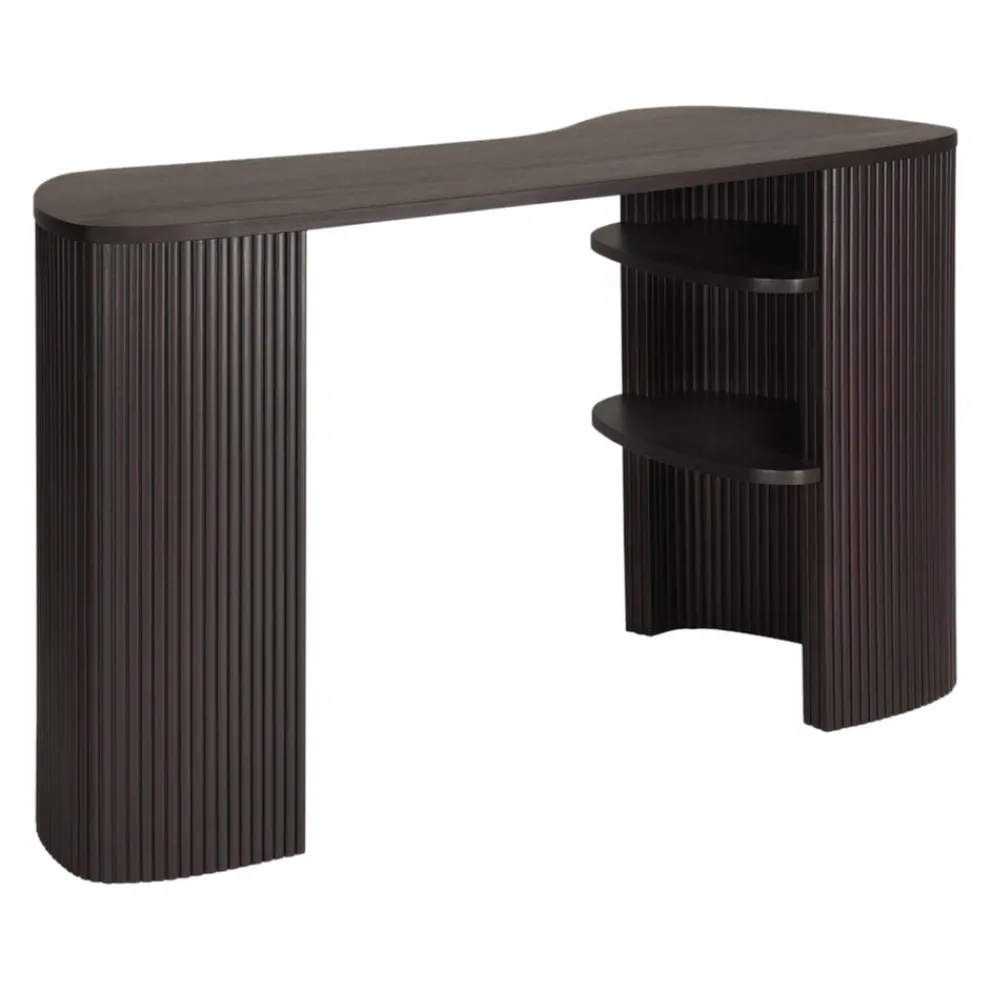 Ethnicraft Schreibtisch Roller Max dunkelbraun Discount