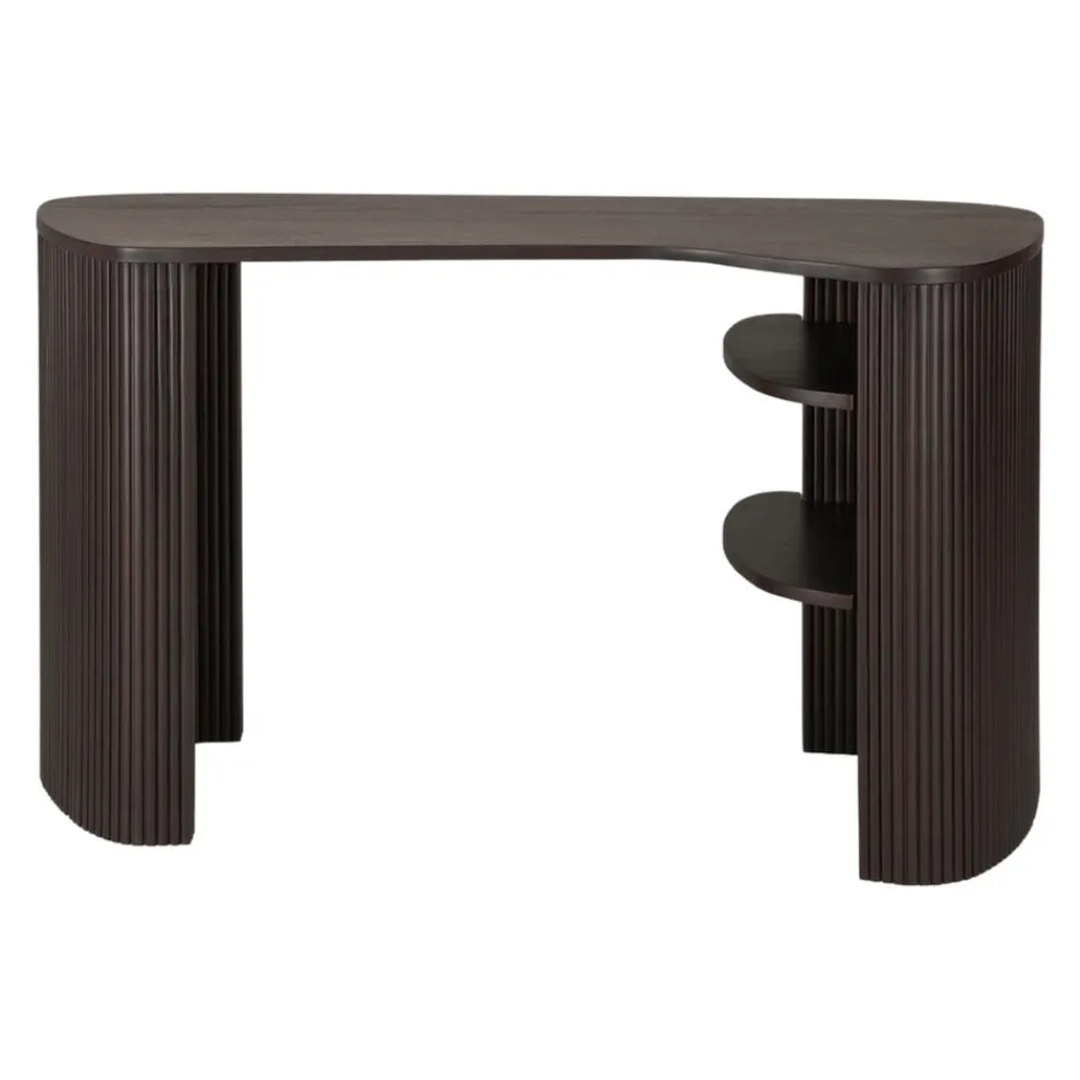Ethnicraft Schreibtisch Roller Max dunkelbraun Discount