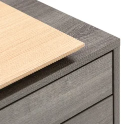 BYYU Schreibtisch Widmer-105 eichefarbig, grau Online