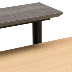 BYYU Schreibtisch Widmer-105 eichefarbig, grau