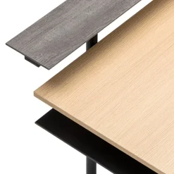BYYU Schreibtisch Widmer-105 eichefarbig, grau