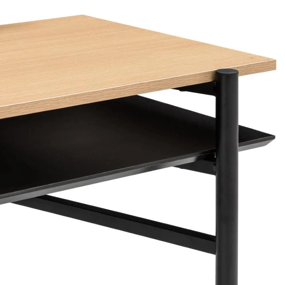 BYYU Schreibtisch Widmer-105 eichefarbig, grau