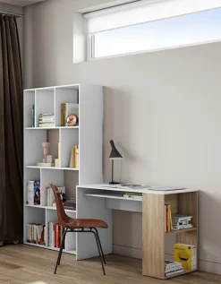 Temahome Schreibtisch Yale eichefarbig, weiss New