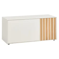 Edition Schuhbank ENYO eichefarbig, weiss Outlet