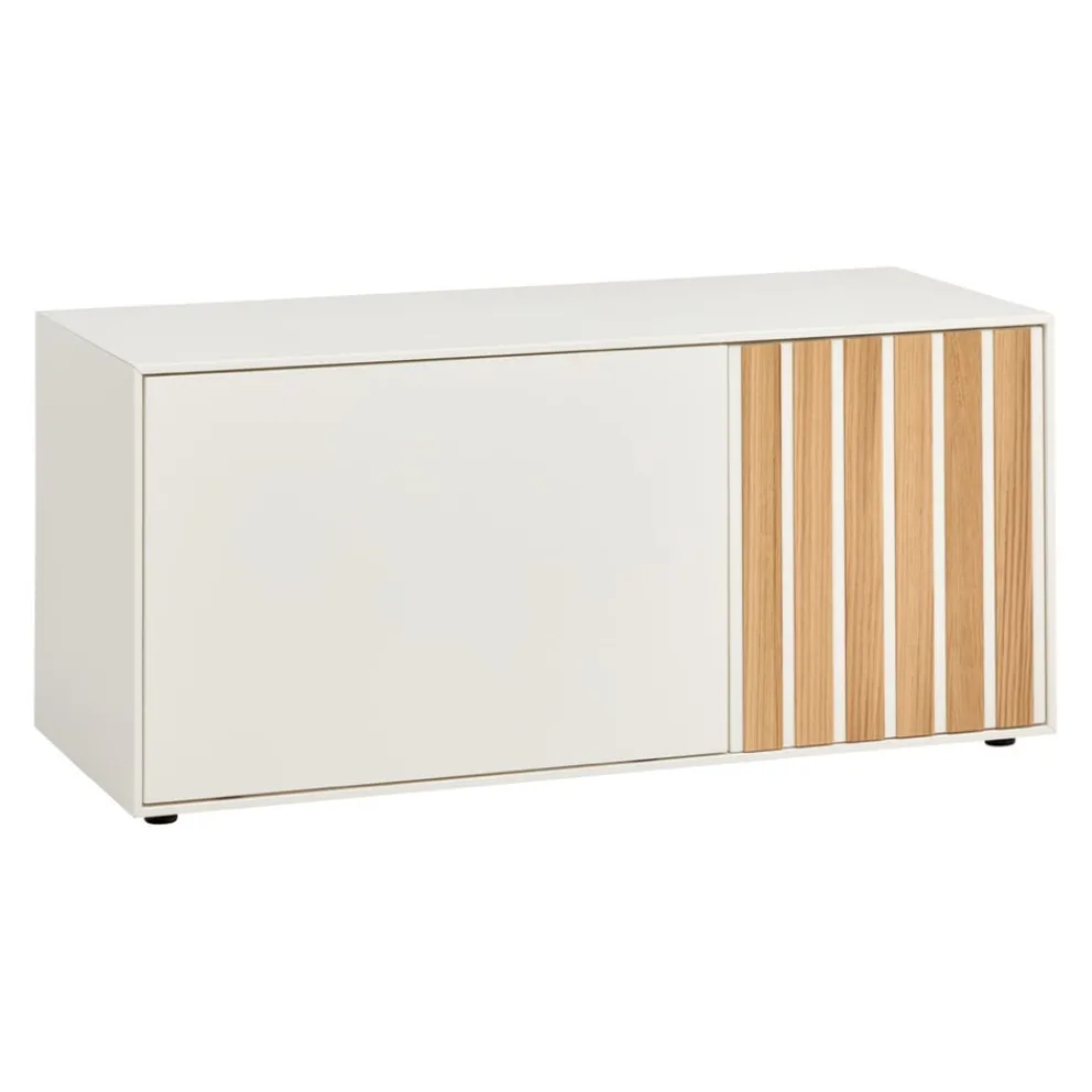 Edition Schuhbank ENYO eichefarbig, weiss Outlet