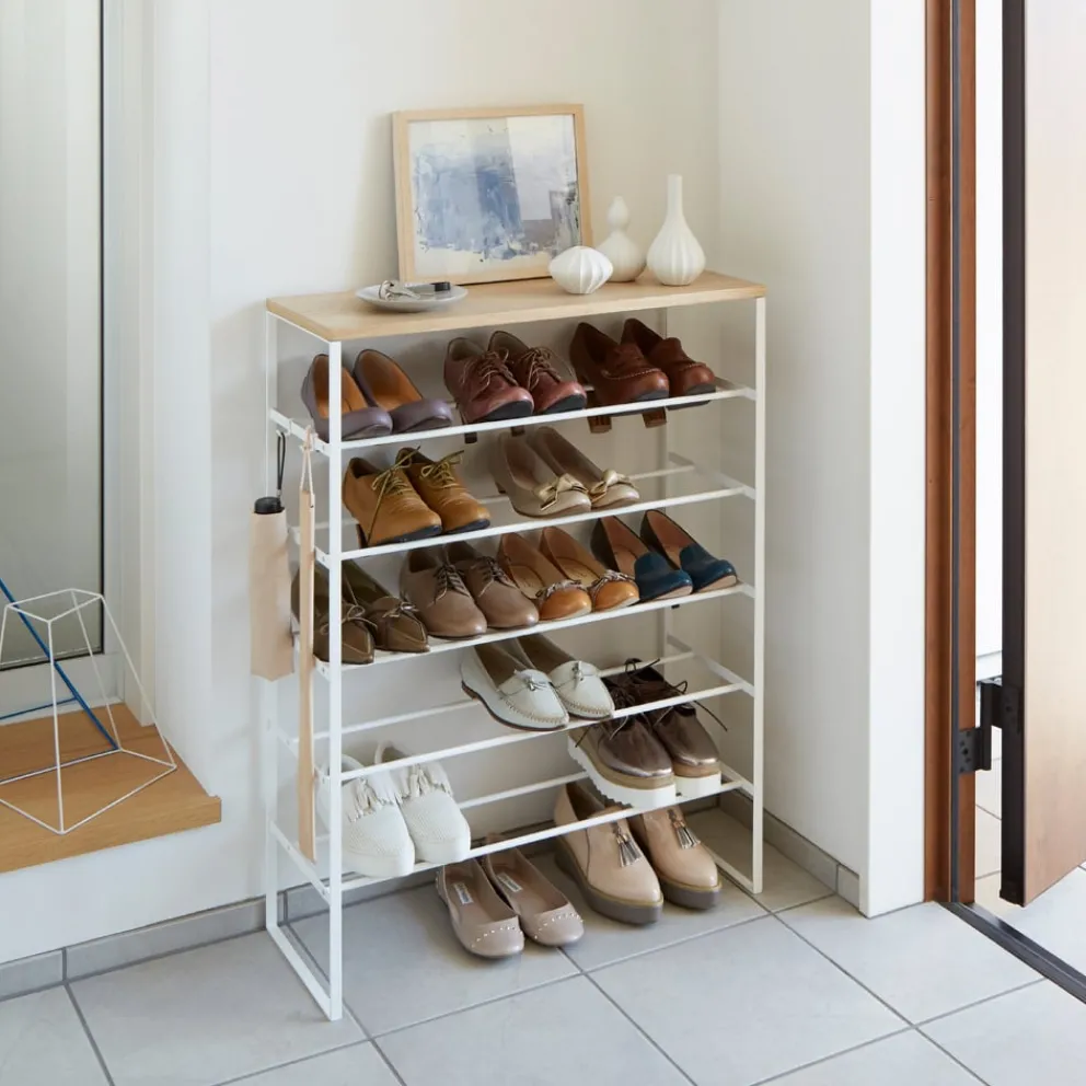 Yamazaki Schuhregal Tower weiss Hot