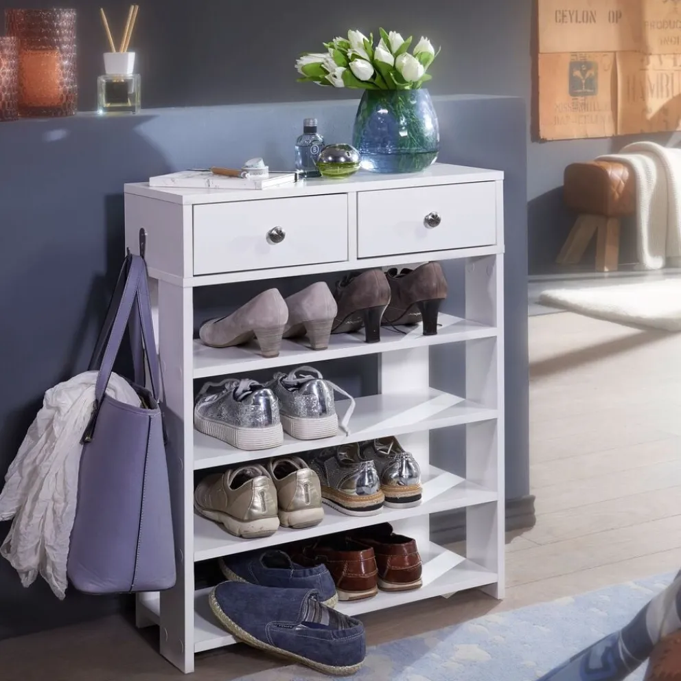 MID.YOU Schuhregal weiss Hot