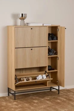 MID.YOU Schuhschrank Albany eichefarbig Hot