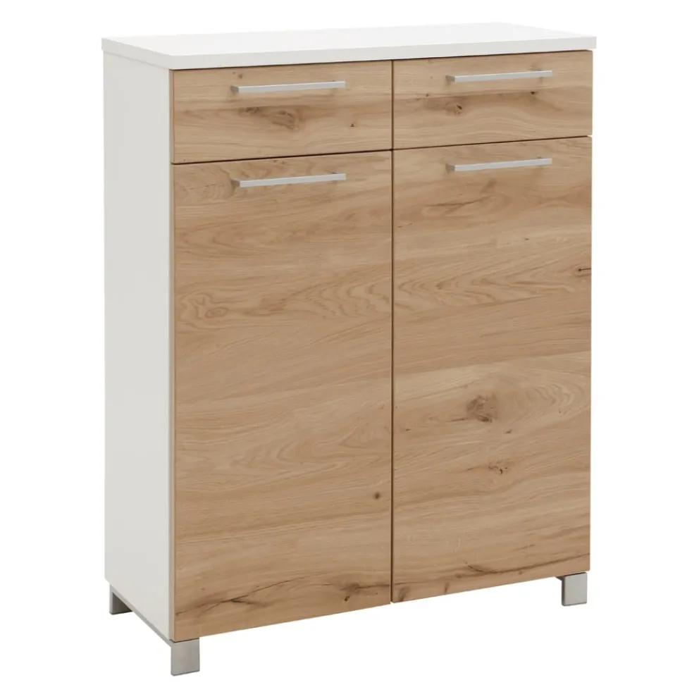 Dieter Knoll Schuhschrank Andalo eichefarbig, weiss Discount