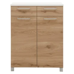 Dieter Knoll Schuhschrank Andalo eichefarbig, weiss Discount
