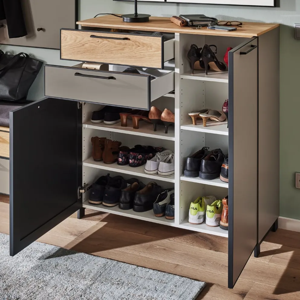 Dieter Knoll Schuhschrank Cando Fango, eichefarbig Clearance