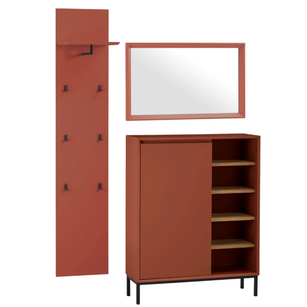 Edition Schuhschrank Frame kupferbraun