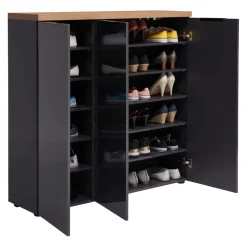 Voleo Schuhschrank Idea anthrazit, eichefarbig Outlet