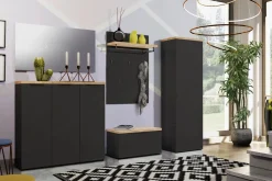 Voleo Schuhschrank Idea anthrazit, eichefarbig Outlet