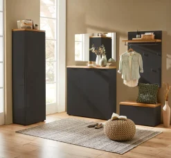 Voleo Schuhschrank Idea anthrazit, eichefarbig Outlet
