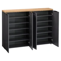 Voleo Schuhschrank Idea anthrazit, eichefarbig Best