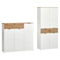 Voleo Schuhschrank Laura eichefarbig, weiss Best