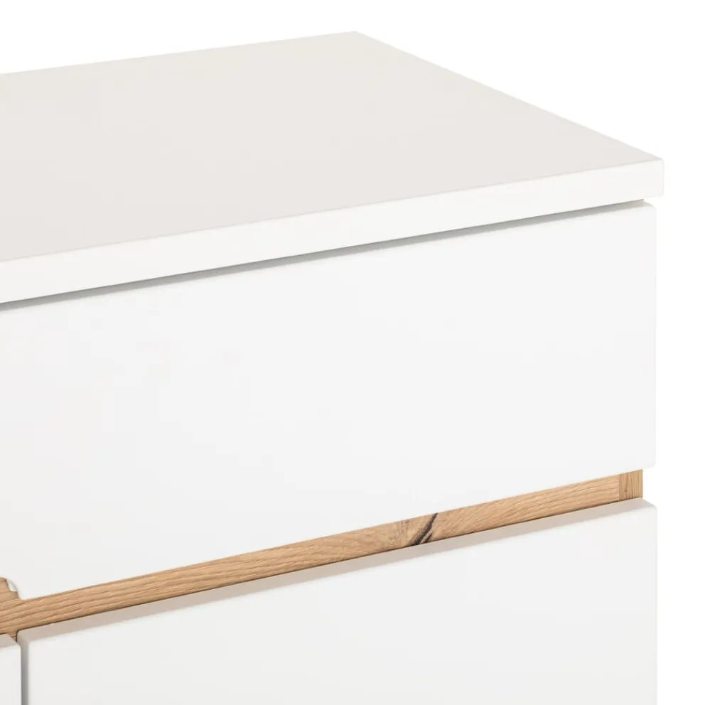 Novel Schuhschrank Memphis eichefarbig, weiss Outlet