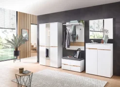 Novel Schuhschrank Memphis eichefarbig, weiss Outlet