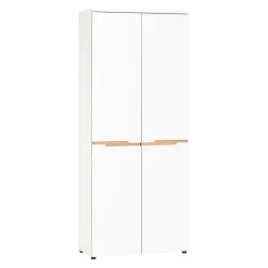 Novel Schuhschrank Memphis eichefarbig, weiss Outlet