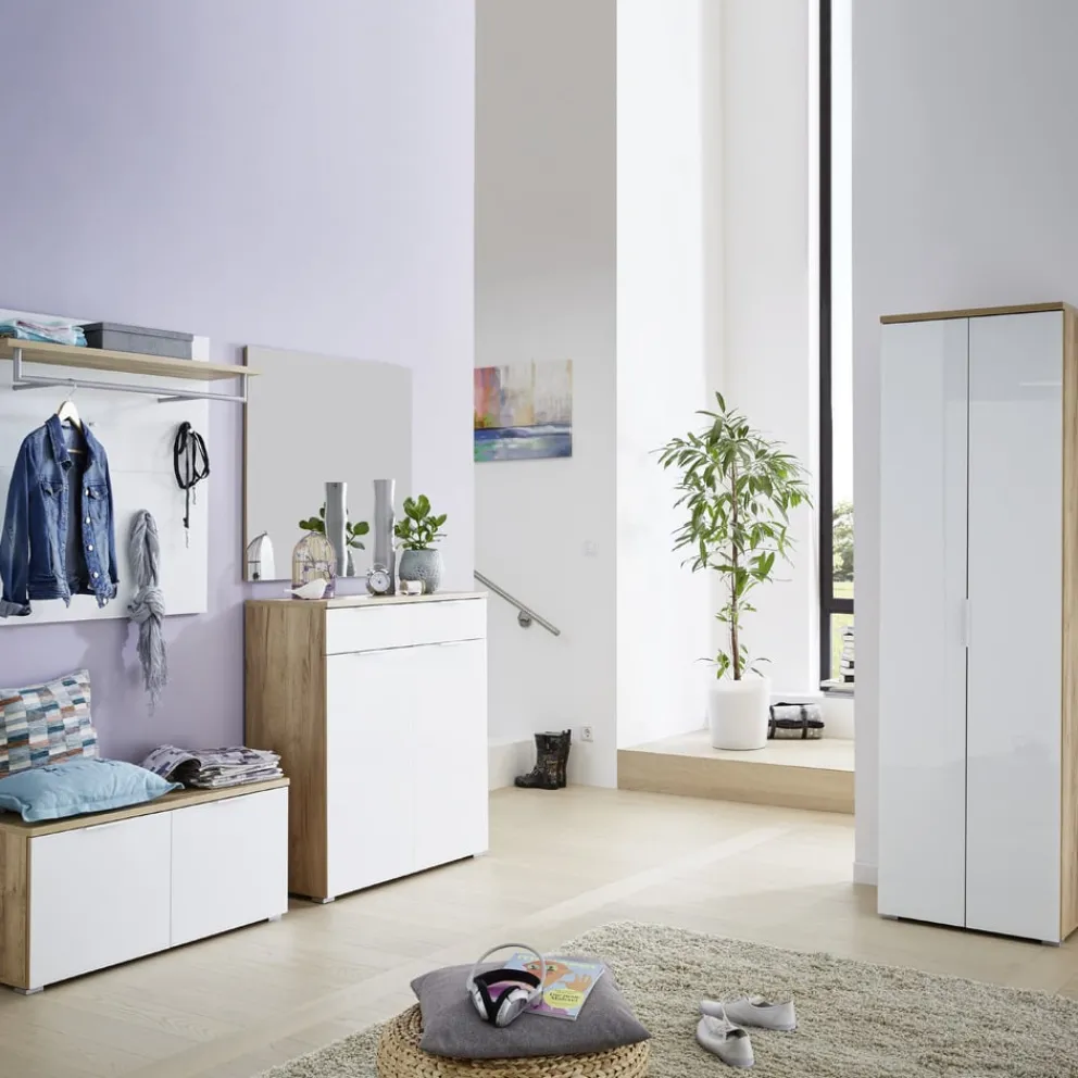 Voleo Schuhschrank New York eichefarbig, weiss Best