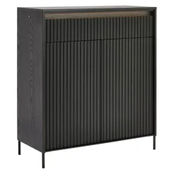 Hom'In Schuhschrank Noto schwarz Outlet