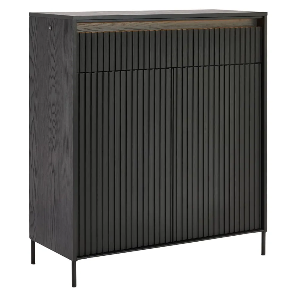 Hom'In Schuhschrank Noto schwarz Outlet