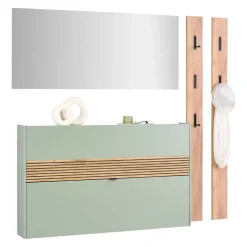 Voleo Schuhschrank Rio eichefarbig, taupegrün