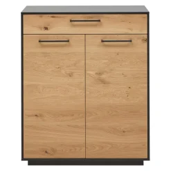 Dieter Knoll Schuhschrank Savona anthrazit, eichefarbig New