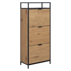 MID.YOU Schuhschrank Seaford wildeichefarbig Discount