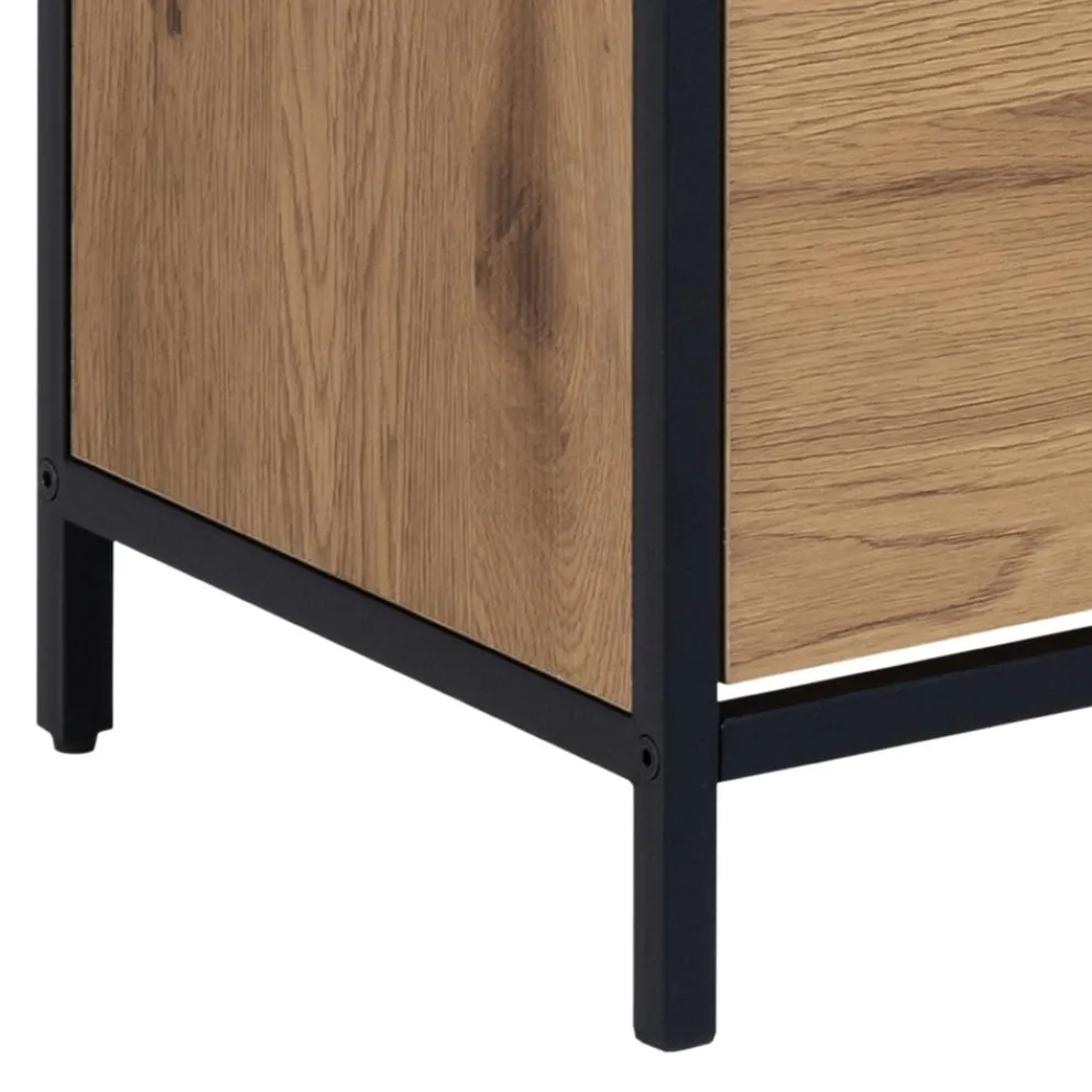 MID.YOU Schuhschrank Seaford wildeichefarbig Discount