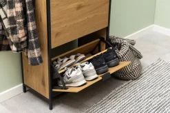 MID.YOU Schuhschrank Seaford wildeichefarbig Discount