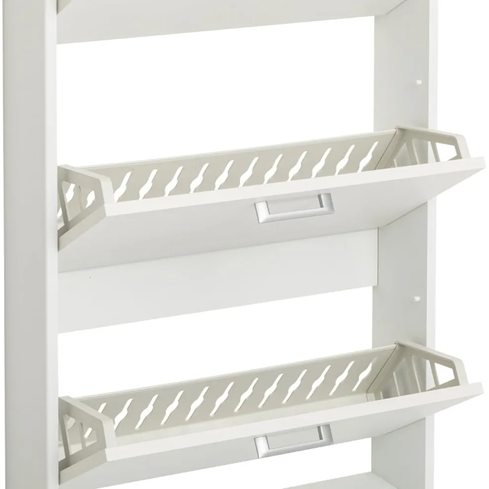 Sikelia Schuhschrank Shoe weiss Clearance