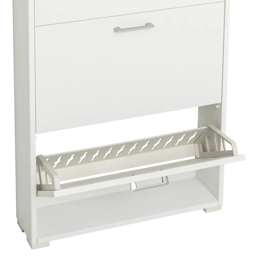 Sikelia Schuhschrank Shoe weiss Clearance