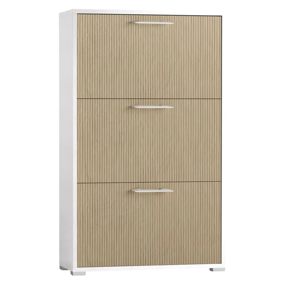Sikelia Schuhschrank Shoe weiss Discount