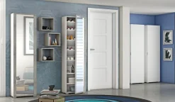 Sikelia Schuhschrank Shoe betongrau, weiss Sale