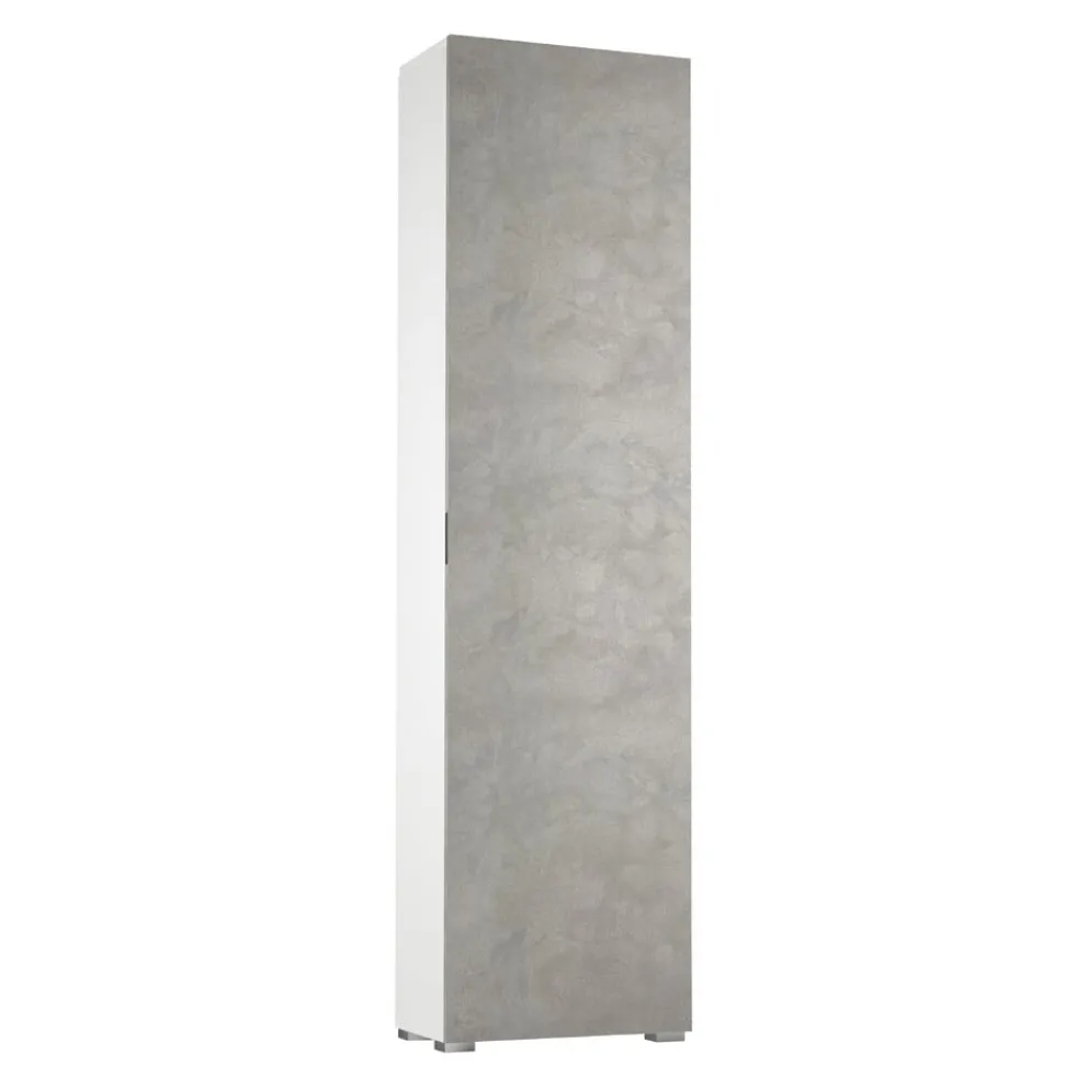 Sikelia Schuhschrank Shoe betongrau, weiss