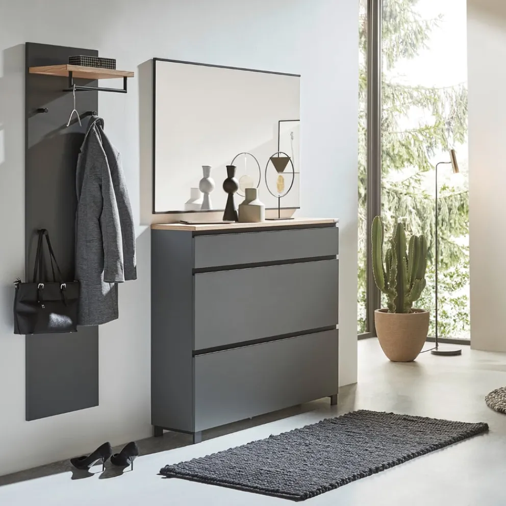 Dieter Knoll Schuhschrank Sorrent grau Best