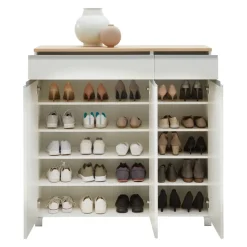 Dieter Knoll Schuhschrank Sorrent weiss New