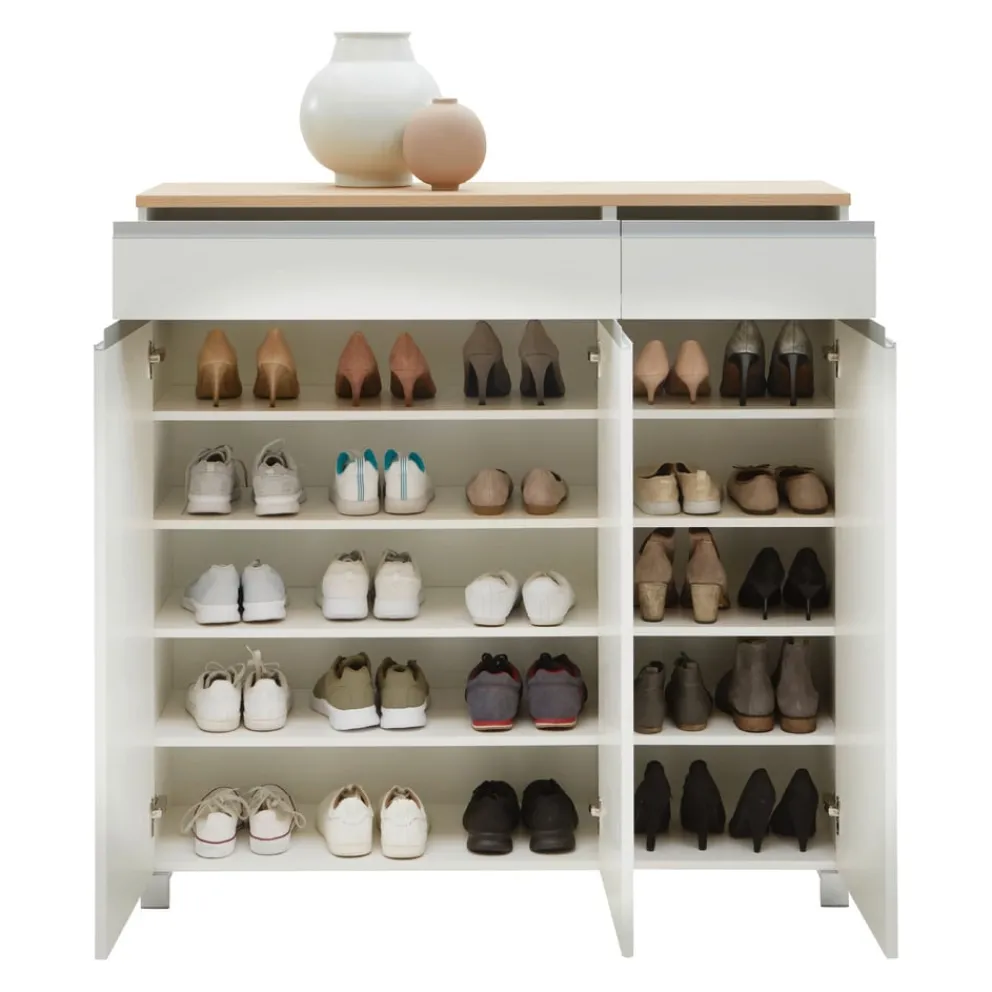Dieter Knoll Schuhschrank Sorrent weiss New