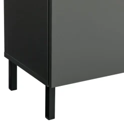 Johann Jakob Schuhschrank Tirana graphit, schwarz Clearance