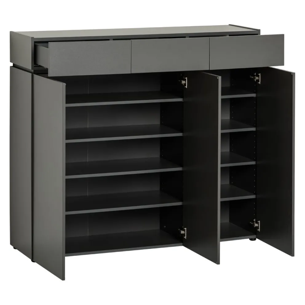 Voleo Schuhschrank Unique graphit, schwarz Hot